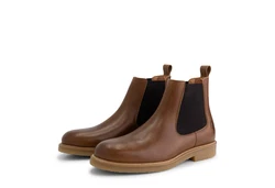 Travelin' Glaston Men Chelseaboots Cognac
