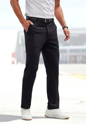 John Devin Stretch-Hose regular-fit Dunkelblau/Dunkelgrau/Lila