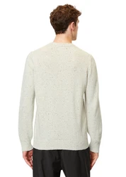 Marc O'Polo Rundhalspullover Khaki/Grau/Beige