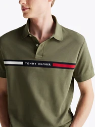 Tommy Hilfiger Poloshirt HILFIGER CHEST INSERT REG POLO navy/grn/rot/wei