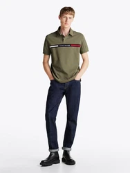 Tommy Hilfiger Poloshirt HILFIGER CHEST INSERT REG POLO navy/grn/rot/wei