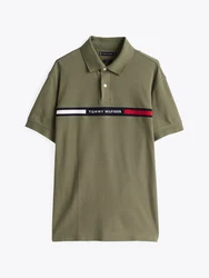 Tommy Hilfiger Poloshirt HILFIGER CHEST INSERT REG POLO navy/grn/rot/wei