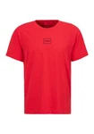 HUGO T-Shirt Laze T-Shirt mit Rundhalsausschnitt Rot