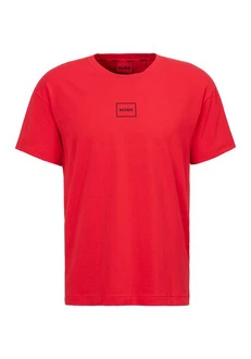 HUGO T-Shirt Laze T-Shirt mit Rundhalsausschnitt Rot HUGO T-Shirt Laze T-Shirt mit Rundhalsausschnitt Rot