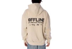 Pegador Sweatjacke PGDR Furber Oversized Beige/Khaki