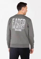 Key Largo Sweatshirt MSW KLFADED MEMORIES Khaki/Grau/Braun/Dunkelgrün/Beige