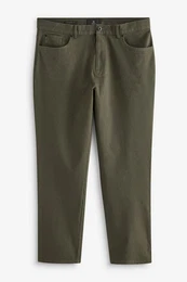 Stretch-Hose Straight Fit Hose im Jeans-Stil mit Stretch (1-tlg)
