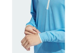 ADIDAS GOLF Sportsweatshirt LIGHTWEIGHT HALF-ZIP OBERTEIL Hellblau/Blau