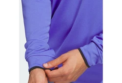 ADIDAS GOLF Sportsweatshirt LIGHTWEIGHT HALF-ZIP OBERTEIL Lila/Fliederfarben/Dunkelblau