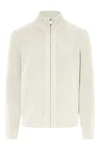 JOOP! Jeans Strickjacke 'Hajor' Khaki/Grau/Beige/Weiß/Creme