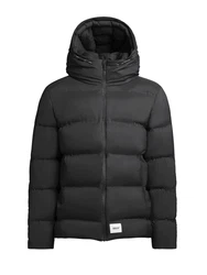 khujo Steppjacke SILAS2 Schwarz/Dunkelgrau