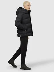 khujo Steppjacke SILAS2 Schwarz/Dunkelgrau