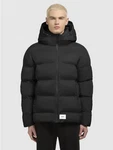 khujo Steppjacke SILAS2 Schwarz/Dunkelgrau