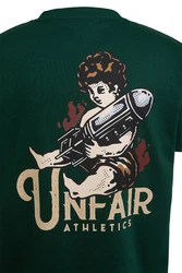 Unfair Athletics T-Shirt Save Angel Dunkelgrün/Grün