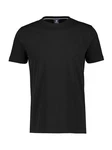 LERROS T-Shirt Basic-Look Schwarz/Dunkelgrau