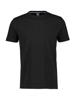 LERROS T-Shirt Basic-Look Schwarz/Dunkelgrau