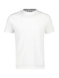 LERROS T-Shirt Basic-Look Weiß/Creme/Grau