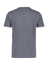 LERROS T-Shirt Basic-Look Grau/Dunkelgrau/Dunkelblau/Hellgrau