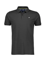 LERROS Poloshirt Regular Fit Dunkelgrau/Grau/Dunkelblau