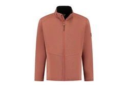 MGO Strickjacke Tom Cardigan Men Orange/Rot/Braun