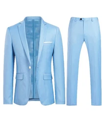 Anzug (2 tlg) Slim Fit Business Herrenanzug im eleganten Look