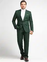 Anzug (2 tlg) Slim Fit Business Herrenanzug im eleganten Look