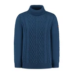 Travelin' Strickpullover Travelin' Coll Oulu Men Blau