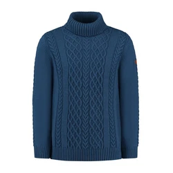 Travelin' Strickpullover Travelin' Coll Oulu Men Blau