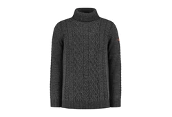 Travelin' Strickpullover Travelin' Coll Oulu Men Dunkel-Anthrazit