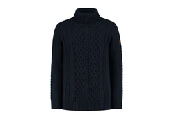 Travelin' Strickpullover Travelin' Coll Oulu Men Marineblau