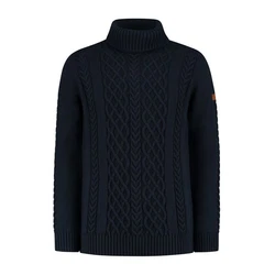Travelin' Strickpullover Travelin' Coll Oulu Men Marineblau