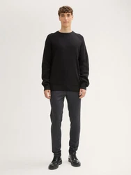 TOM TAILOR DENIM Hose Dunkelgrau/Grau