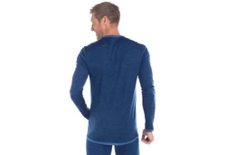Schöffel Funktionsunterhemd Merino Sport Shirt Blau/Dunkelblau/Hellblau