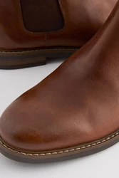 Next Chelsea-Stiefel Chelseaboots Braun/Beige