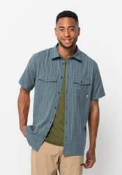 Jack Wolfskin Funktionshemd THOMPSON SHIRT MEN Blau/Hellblau/Grau