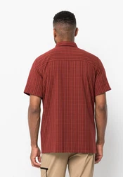 Jack Wolfskin Funktionshemd THOMPSON SHIRT MEN Braun/Rot/Dunkelrot