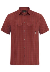 Jack Wolfskin Funktionshemd THOMPSON SHIRT MEN Braun/Rot/Dunkelrot
