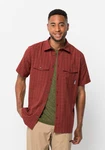 Jack Wolfskin Funktionshemd THOMPSON SHIRT MEN Braun/Rot/Dunkelrot