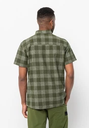 Jack Wolfskin Funktionshemd HIGHLANDS SHIRT Dunkelgrün/Grün
