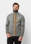 Jack Wolfskin Fleecejacke BLATTSTEIG FZ Hellgrau/Braun/Grau/Grün/Orange/Dunkelgrau