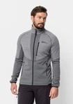 Jack Wolfskin Fleecejacke BLATTSTEIG FZ Grau/Dunkelgrau/Hellgrau