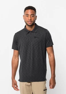 Jack Wolfskin TRAVEL POLO Grau/Dunkelgrau Jack Wolfskin TRAVEL POLO Grau/Dunkelgrau