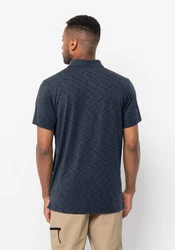 Jack Wolfskin TRAVEL POLO Dunkelblau/Blau