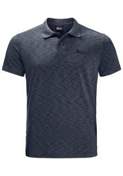 Jack Wolfskin TRAVEL POLO Dunkelblau/Blau