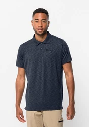 Jack Wolfskin TRAVEL POLO Dunkelblau/Blau