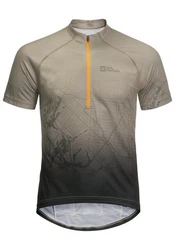 Jack Wolfskin T-Shirt MOROBBIA HZ PRINT Khaki/Grau/Braun/Beige