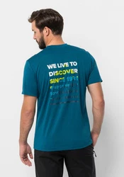 Jack Wolfskin T-Shirt HIKING S/S Türkis