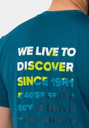 Jack Wolfskin T-Shirt HIKING S/S Türkis