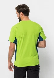 Jack Wolfskin T-Shirt NARROWS Blau/Grün/Türkis/Neonfarben