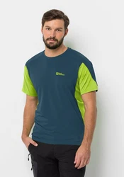 Jack Wolfskin T-Shirt NARROWS Türkis/Blau
